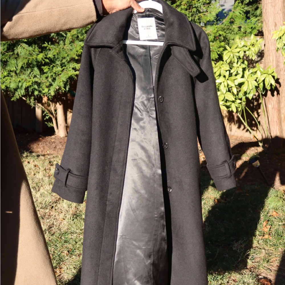 Abercrombie & Fitch Classic Black Coat